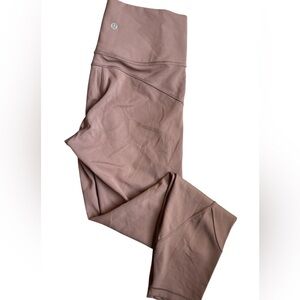 Lululemon High-Rise Leggings in Mauve Size6